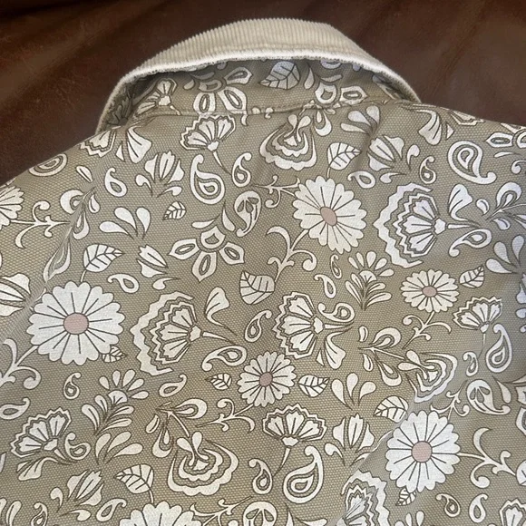 Dickies Beige Tan Floral Pattern Jacket NWOT - Picture 6 of 6